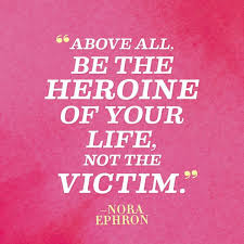woman hero quote in pink
