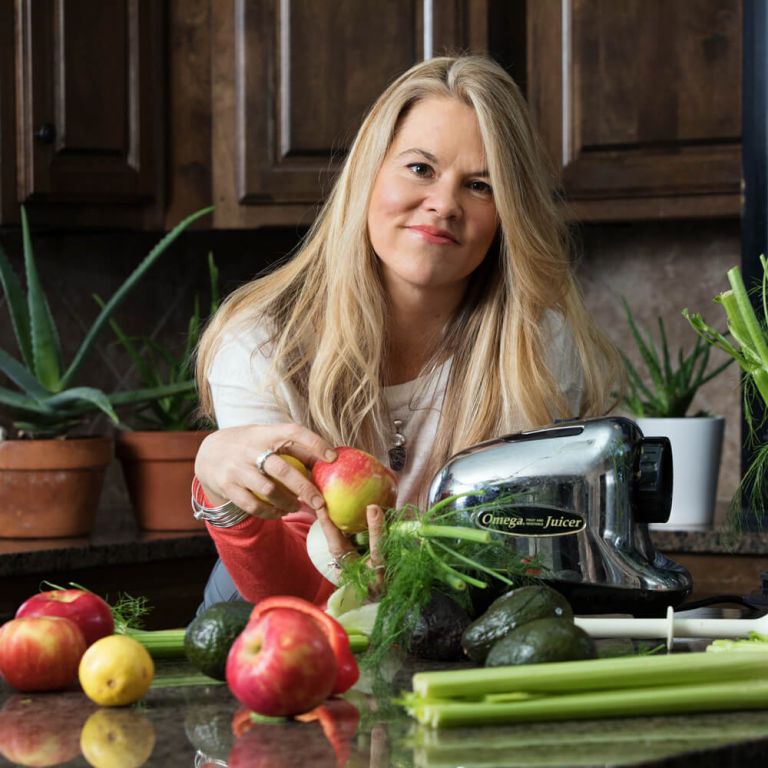 photograph of a small business owner