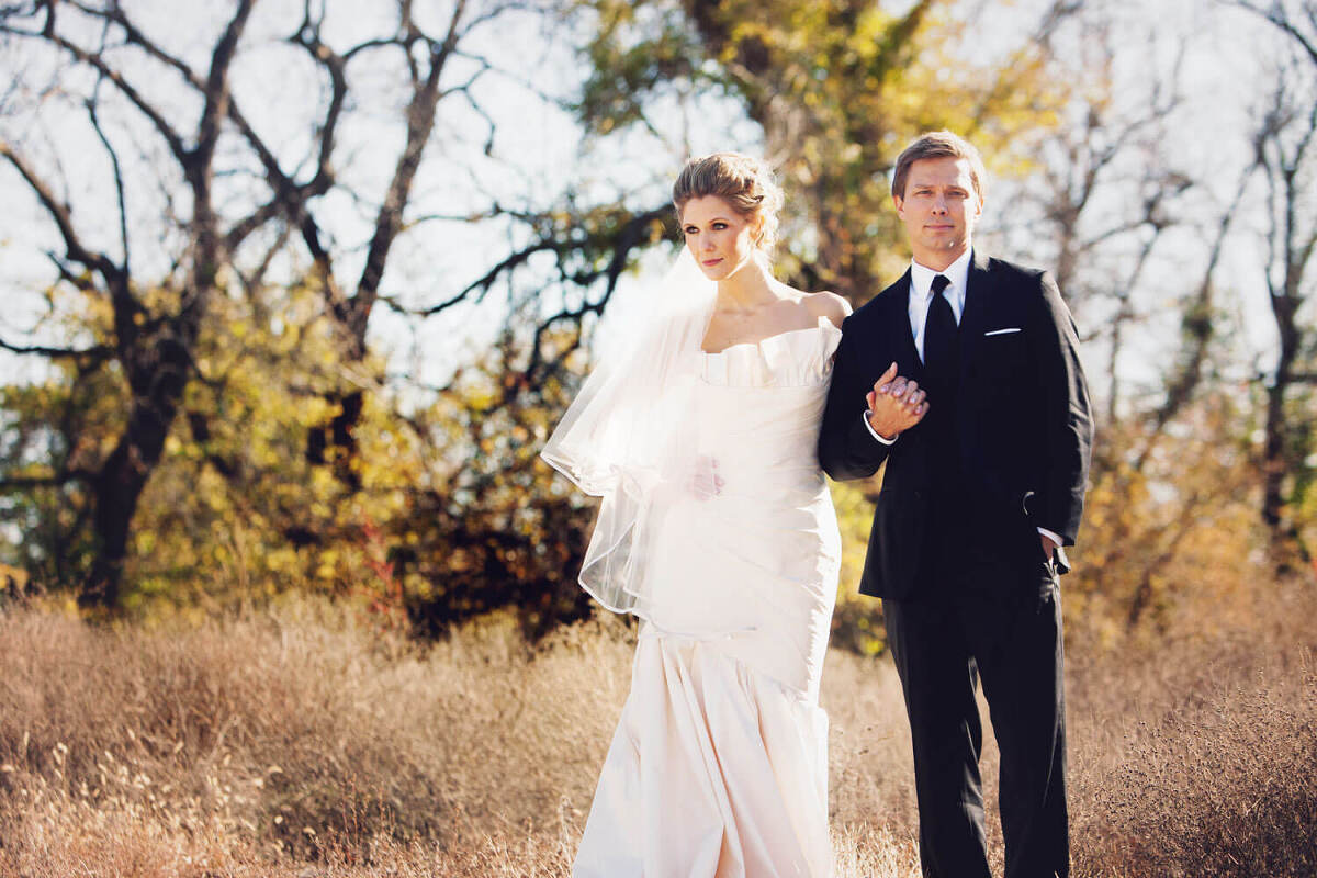 Bride & Groom on wedding day